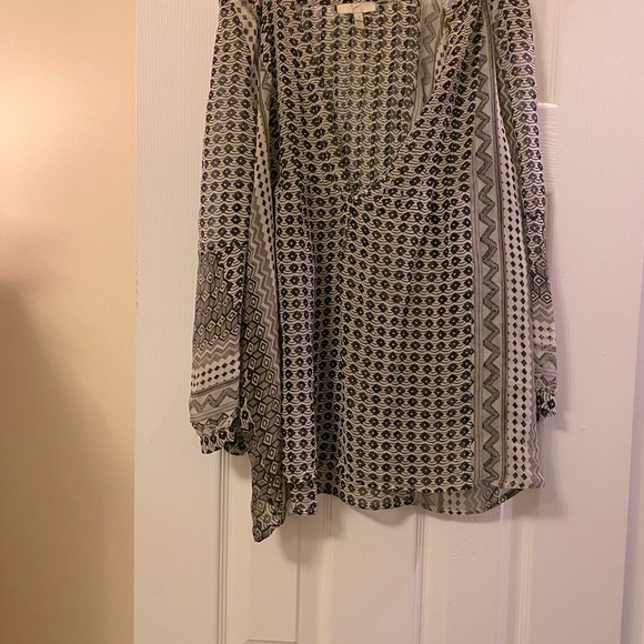 Joie Silk Printed Top Blouse S - Picture 2 of 9